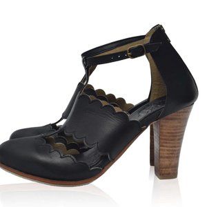 Bali Elf Incognito Leather Heels